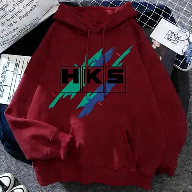 2025 Jdm Style Printed Hoodie Unisex Men Women Casual Fashion Hooded Pullover Sweatshirts Long Sleeves Y2k Streetwear Clothing