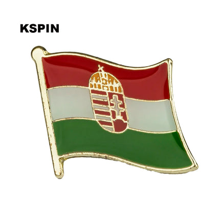 Hungary Flag Badge Brooch Natinal Lapel Pins Flag Lapel Pins Country Flag Badge