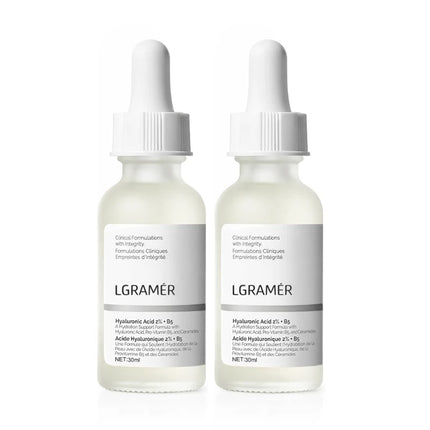 2% Hyaluronic Acid + B5 Serum with Ceramide Multivitamin Moisturizing Essence 30ml Soft Smooth Skin Facial Care Liquid