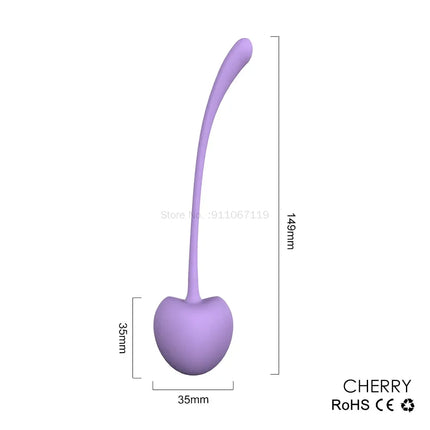5PCS Sweet Cherry Vaginal Ball Sex Toys for Women Silicone Smart Geisha Kegel Ball Chinese Ben Wa Ball Vagina Tighten Exerciser
