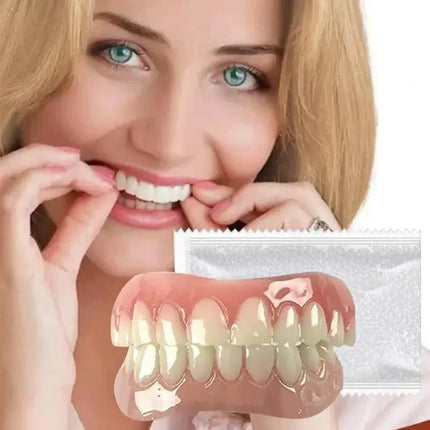 New Denture Silicone Kit Silicone Liners Soft Denture Kit Soft Kit Teeth Upper And Lower Set Easy Use