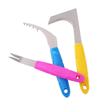 Gardening Handheld Turf Mower Machete Hook Crack Weeder Lawn Portable Root Remover Digger Weed Puller Transplant Seedling Tools