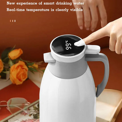 Large Capacity Thermos Kettle Thermal coffee Kettle Hot Water Bottle Coffee Thermal Bottle Large Capacity Glass Liner