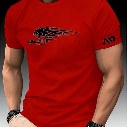 New Men’s Quick Dry Letter Short Sleeve Sport T Shirt Gym Jerseys Fitness Shirt Trainer Running T-Shirt Teenager Breathable
