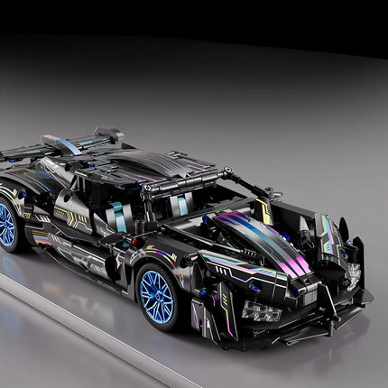 1:14 Building block racing DIY sports car building block toys Assemble brick car toys for children's birthday and Christmas gift
