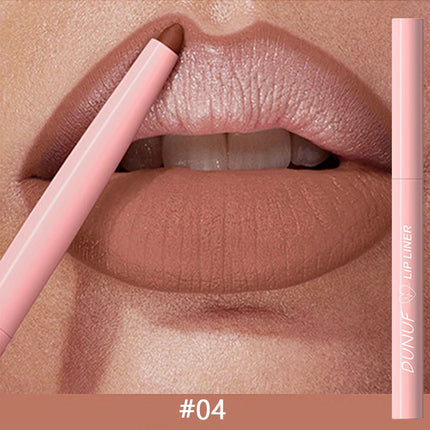 1PC Waterproof Matte Lip Liner Contours Lips in Shades Sexy Red Lipstick Matte Red Brown Lipliner Pencil Makeup Slim Lip Outline