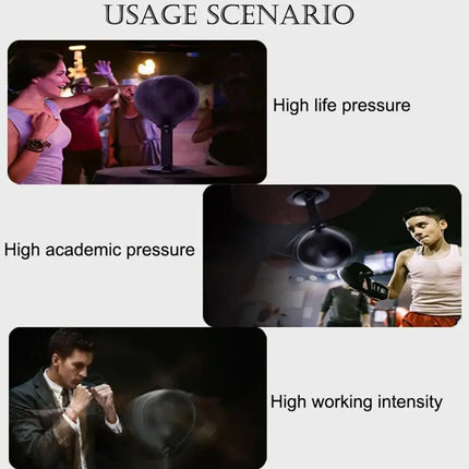 Desktop Punching Bag Stress Relief with Suction Cup for Office Table Counters Desk Boxing Punch Ball Funny Boxing Bag for Wall