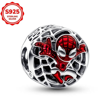 TOP 925 Sterling Silver Marvel Anime Avengers Lron Man Helmet Charms Fit Original Bracelet Womens Pendant Beads Jewelry Hot Gift