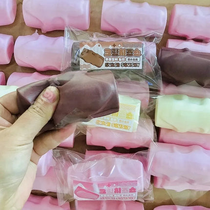 Squishy Simulated Yogurt Stick Slow Rising Toy Sensory Fidget Stress Relief Gift for Kids Adults Anxiety ADHD Autism ASMR