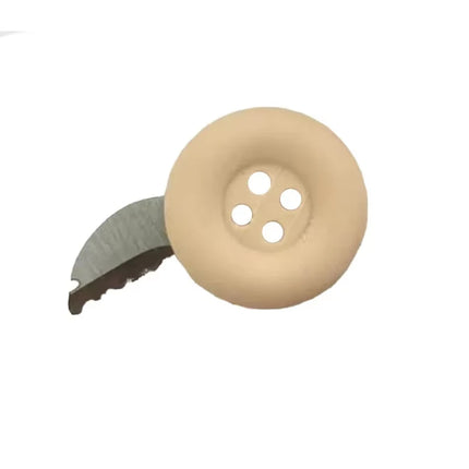Convenient and durable button shaped foldable portable outdoor knife, concealed outdoor escape knife