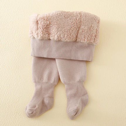 1 set of warm children's pantyhose suitable for girls aged 0-10, children's winter underwear, girls' winter leggings, suitable u