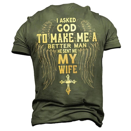 2024 Summer Men's Crucifix T Shirt 3d Print Letter Short-sleeved Cross Oversized Tops Ropa Hombre Jesus Christ T-shirts Male Tee