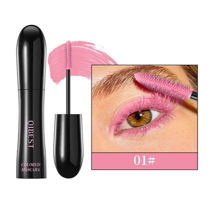 Chocolate Brown Mascara Colorful Curling Eyelash Extension Waterproof Fast Drying Lengthening Eye Black Lashes Makeup Lasting