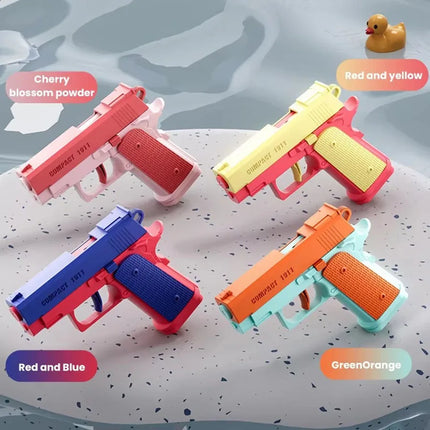 M1191 Mini Water Gun Children's Non Electric Handgun Summer Outdoor Fully Automatic Water Playing Toy Boys andGirls Shooting Toy