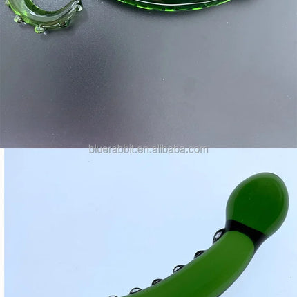 Sea Horse Glass Anal Plugs Wholesale Glass Masturbation Erotic Toys Pink Purple Black Green Blue Crystal Glass Dildos for Women