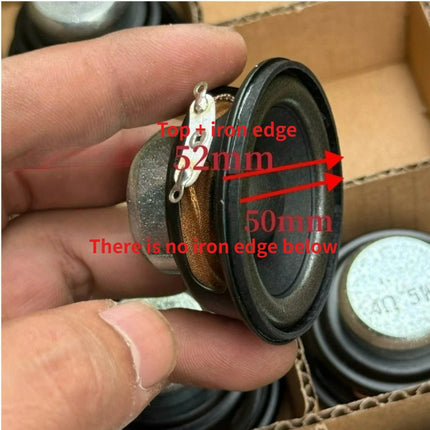 SOTAMIA 2pcs 50mm Strong Magnetic Full Range Speaker 4 Ohm 5W Household Portable Music Audio DIY Bluetooth Speaker Modification