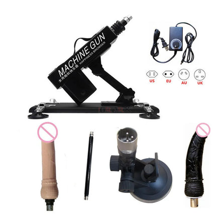 Powerful Vibrator Automatic Telescopic Sex Machine With Dildo Attachments Female Vagina Anal Masturbation Sex Toys For Women Men