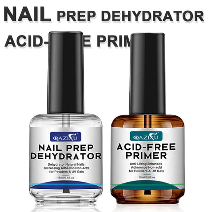 QAZIXU 1/2Pcs 15ml Nail Primer Nail Prep Dehydrator Base Primer Gel First Nails Gel for Manicure Tools Nail Art Design Tool