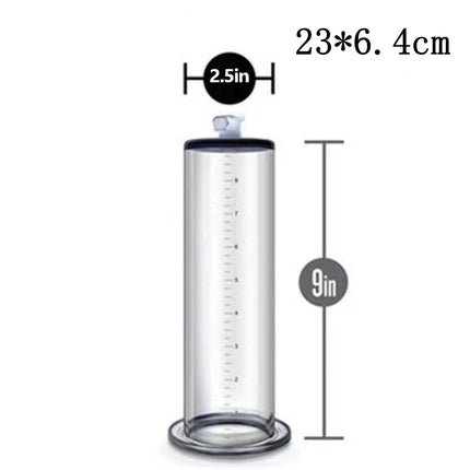 Acrylic Penis Pump Dick Trainer Penis Enlarger Male Spa Penis Enlargement Penis Pump Cock Extender For Men Glans Adults Sex Toy