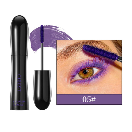 Chocolate Brown Mascara Colorful Curling Eyelash Extension Waterproof Fast Drying Lengthening Eye Black Lashes Makeup Lasting