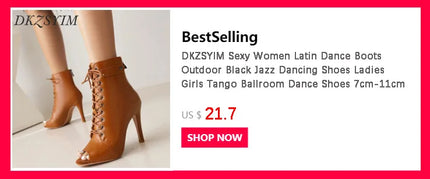 DKZSYIM Latin Dance Shoes Women High Heel Silk Dance Shoes lady Soft Bottom Dance Shoes heeled 8cm Girls Salsa Ballroom Shoes