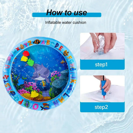 2025 New Thickened Cat Water Mat Pet Cat Water Bed Game Mat Cool and Comfortable Water Sensory Game Mat for Pets and Children