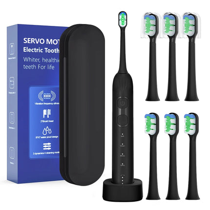 Sonic Electric Toothbrush Smart Ultrasonic Dental Teeth Whitening Rechargeable Adult Tooth Brush Sarmocare X300U with 6 Brushs