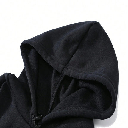 I'm So Crazy I Can't Explain The Printed Hoodie Women's Street Round Neck Clothes Fashionable Versatile Hooded Autumn Warm Y2K