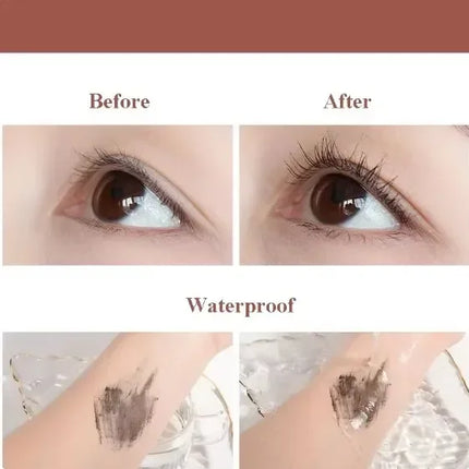 Makeup Full Size Korean Black Brown Mascara Lengthens Eyelashes Extra Volume Waterproof Natural Lashes Female Professional