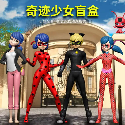Miraculous: Le Film Joaninha Blind Box Anime Action Figure Model Toy Mystery Box Collectible Kawaii Doll Desktop Decoration Gift