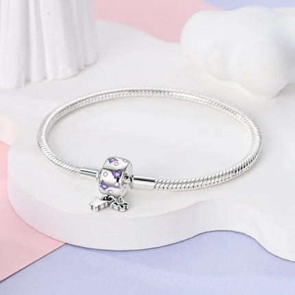 925 Sterling Silver Bracelets 17-20CM Original Leaf Clover Butterfly Heart Bracelet Fit DIY Charms Beads Fashion Women Jewelry