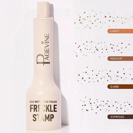 Fake Freckle Pen, Natural and Realistic Freckle Makeup for Sun-Kissed Face, Waterproof,Long-Lasting, Quick-Drying, 5-Point Stamp
