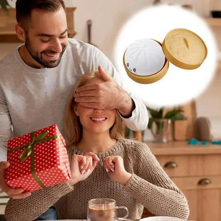 Giant Dumpling Squeeze Toy for Anxiety Relief Soft Steamed Stuffed Bun Simulation Food Fidget Decompression Dough Toy
