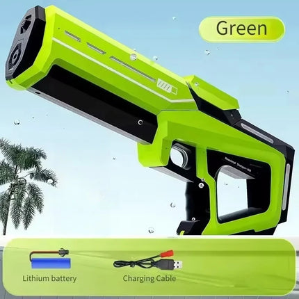 Rechargeable Electric Water Guns for Adults Children Powerful Shooting Automatic Absorb Water Blasters Outdoor Pool Kids Toys