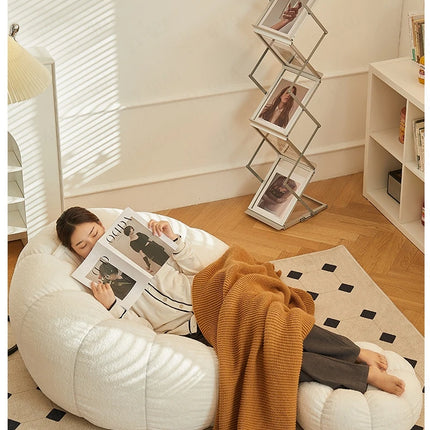 Lazy Sofa Sofa Chair balcony Leisure sleep Sofa living room sofas Modern easy chair small Sofa with Stool Bedroom Furniture