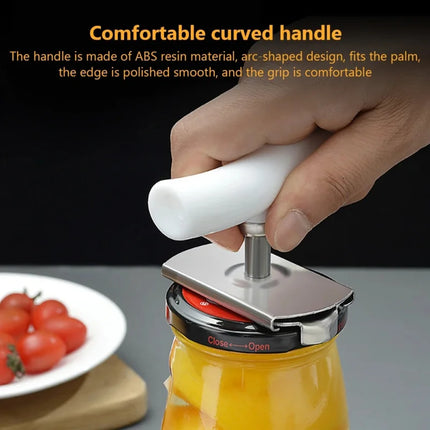 Bottle Opener Stainless Steel Can Opener Labor-saving Unscrew Lid Multifunctional Opener Home Adjustable Rotating  Kitchen Tools