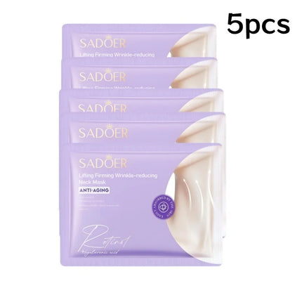Peptide Firming Neck Mask Lifting And Firming Neck Skin Reduce Fine Lines Deeply Moisturize Makes Skin Glow Nourishing Neck Care