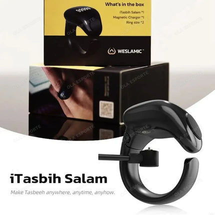 2025 Adjustable Smart Tasbih Tally Digital Counter for Muslims Tasbeeh Zikr Ring Vibration Reminder Waterproof Electronic Rosary