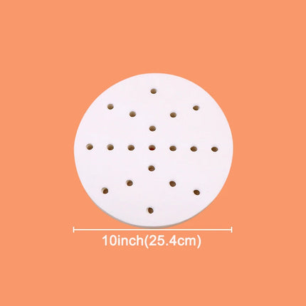 New Air Fryer Paper Special For Baking Kitchen Food Oil-proof Double-sided Silicone Oil Paper Non-Stick Steamer Pad Mat Papers