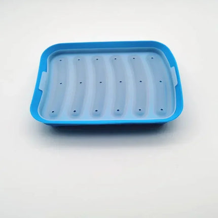 Sausage Maker Mould 6 Grids Silicone DIY Ham Hot Dog Making Moulds With Lid Kitchen Household Sausages Cake Baking Tools Molds