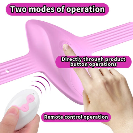 Wearable Vibrator Toy for Women Wireless Panty with Remote Control Bullet Sex Toy Vibrating Panties for Couples with Red Pink