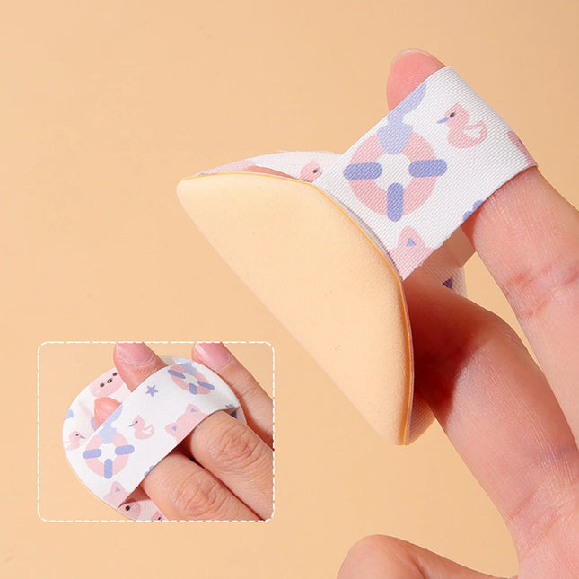 Cartoon Cat Air Cushion Powder Puff Wider Hand Inserted Makeup Sponge for Facial Skin Care
