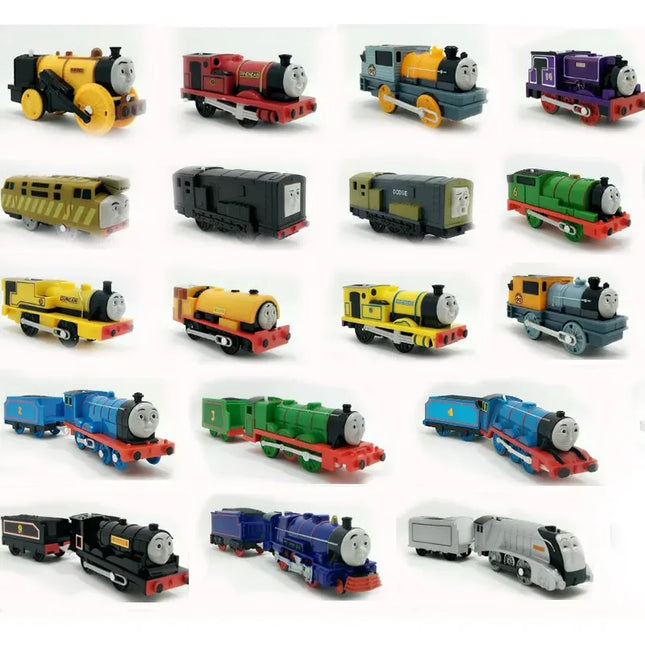 NO BOX 1:43 Thomas And Friend Alloy Magnetic Train Track Locomotive Toby Emily Petcy Duck Train Model Boy Educational toy Gift