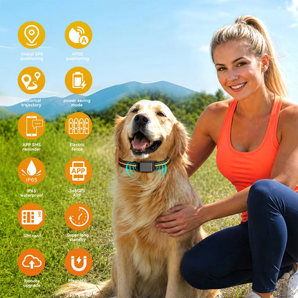 cat tracker gps Collar IP67 Waterproof Real-Time Wi-Fi Location Anti-Lost Smart Collar No Subscription gps tracker for dogs