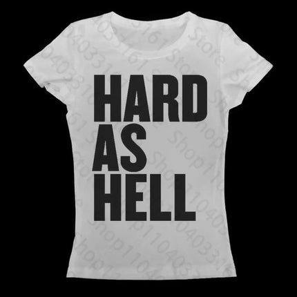 Punk Gothic Printing Slim Fit T-shirts Emo Girls Retro Letter Printing Y2K Women's Clothing 2000s Fashion Casual Summer T-shirts