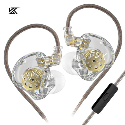 KZ EDX Lite Wired In Ear Earphones  Monitor Stage Live Headphones HIFI Stereo Bass Music Earbuds Sports Gaming Headset