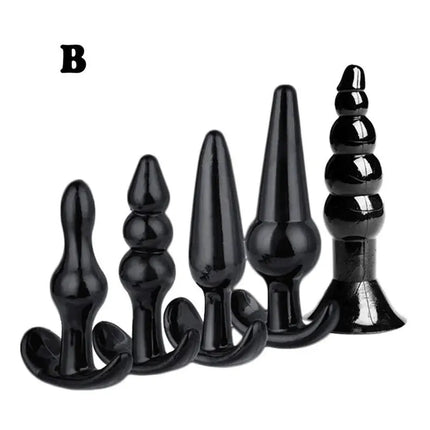 4/5/7/8Pcs/Set Silicone Butt Plug Dildo Masturbation Anal Plug Vaginal Plug Sex Toys Combination Anal Bead Dilator Toys for Gay