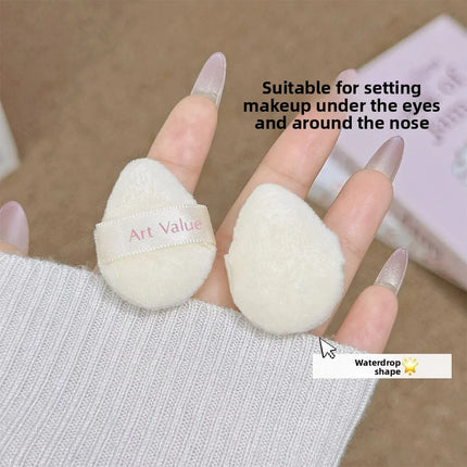 Cloud Feeling Flocked Sponge Beauty Blender Kit Powder Puff Makeup Setting Blush Concealer Dry Wet Use Foundation Brush