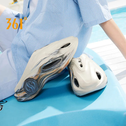 361 Degrees AG Aaron Gordon Whale 2 Men‘s Trendy Slippers Technology Soft Elastic Comfortable Thick Bottom Slippers 672421103