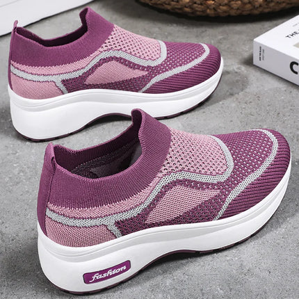 Women's Luxary Chunky Sneakers 2025 trend Fashion Mesh Breathable Shoes for women Sports Running Casual Ladies Fitness Vulcanize